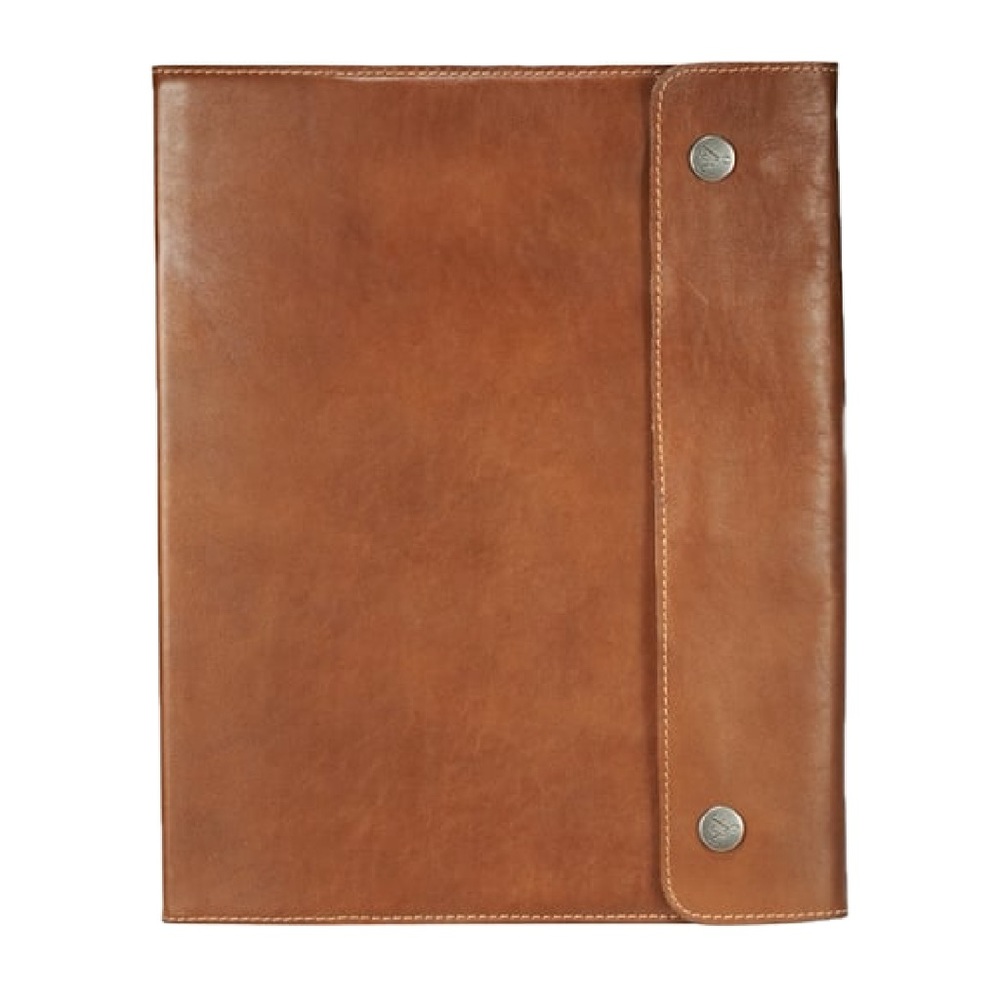 Alternative | 100% Leather Journal Pad-folio w/ Page Marker, Card and Penholder
